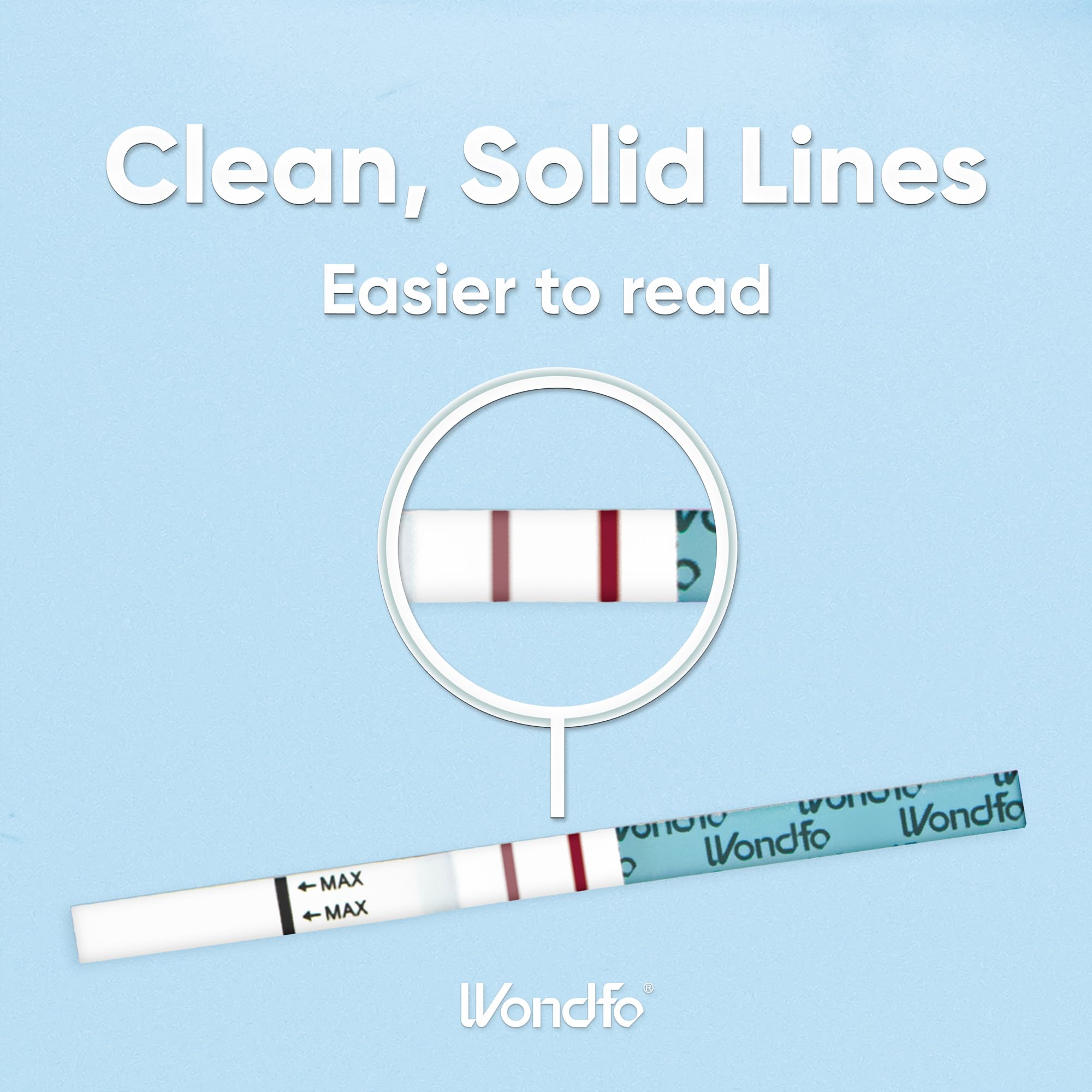 Wondfo – graphe fertilité pour suivre le cycle sur plusieurs jours.