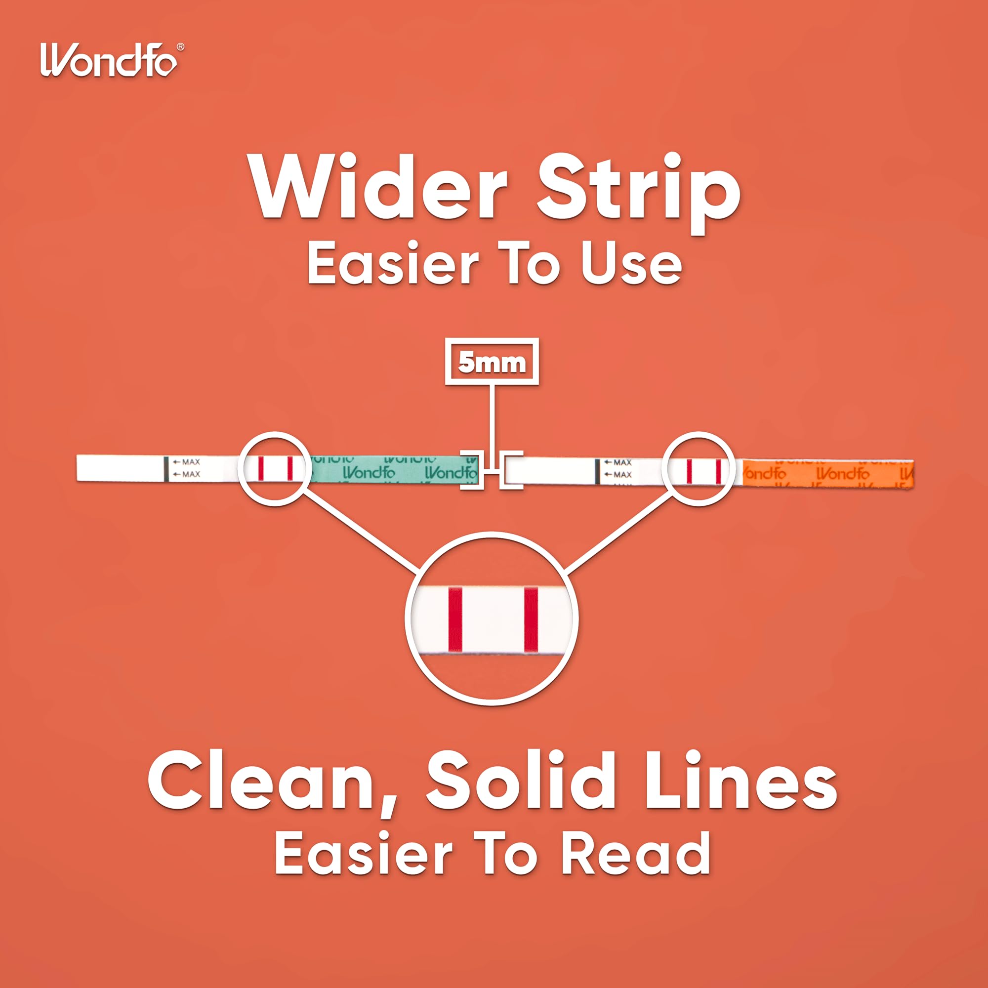 Wondfo kit ovulation et grossesse avec 25 tests ovulation et 10 tests grossesse