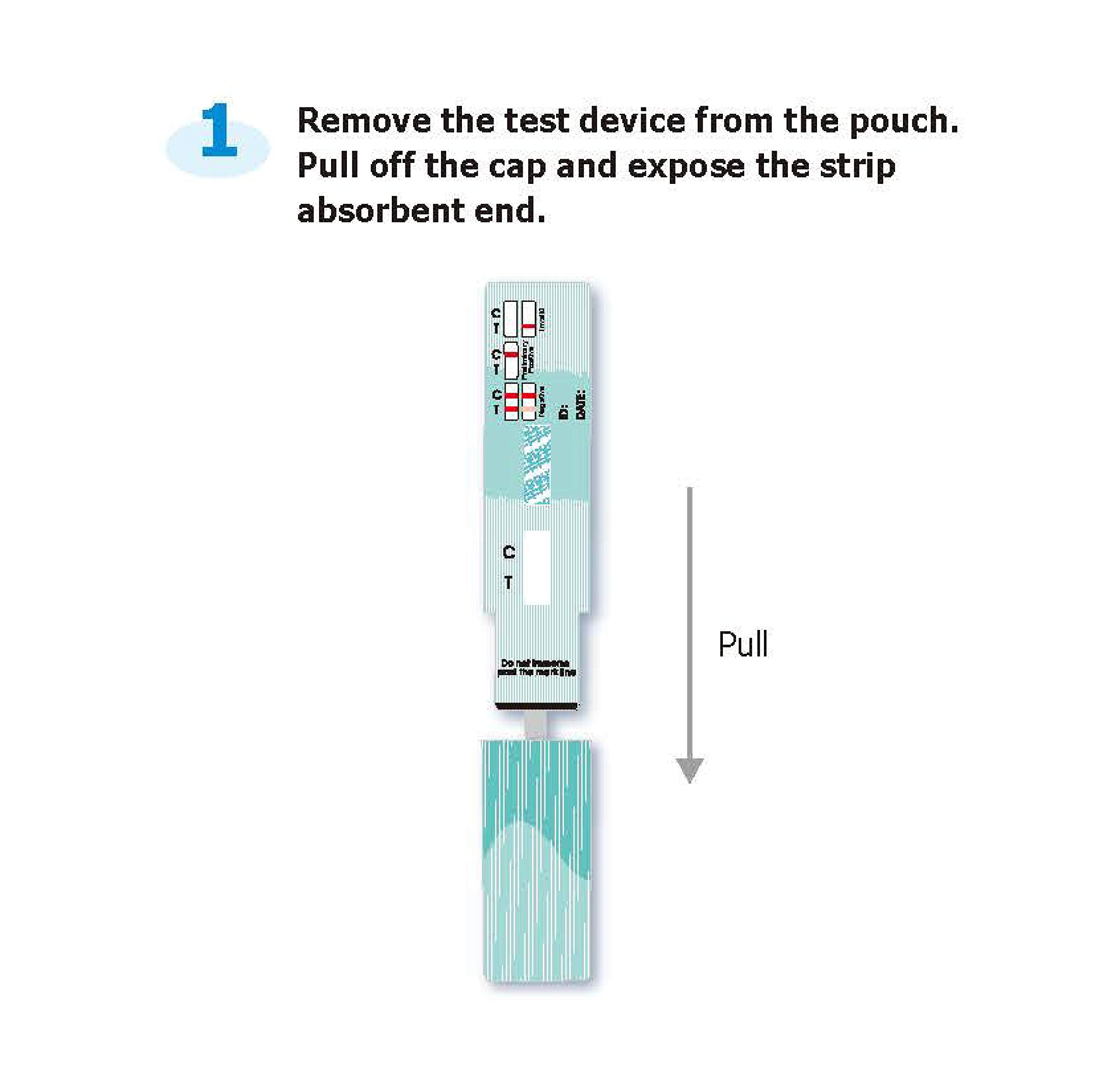Wondfo Nicotine Test Kit, étui compact pour rangement pratique