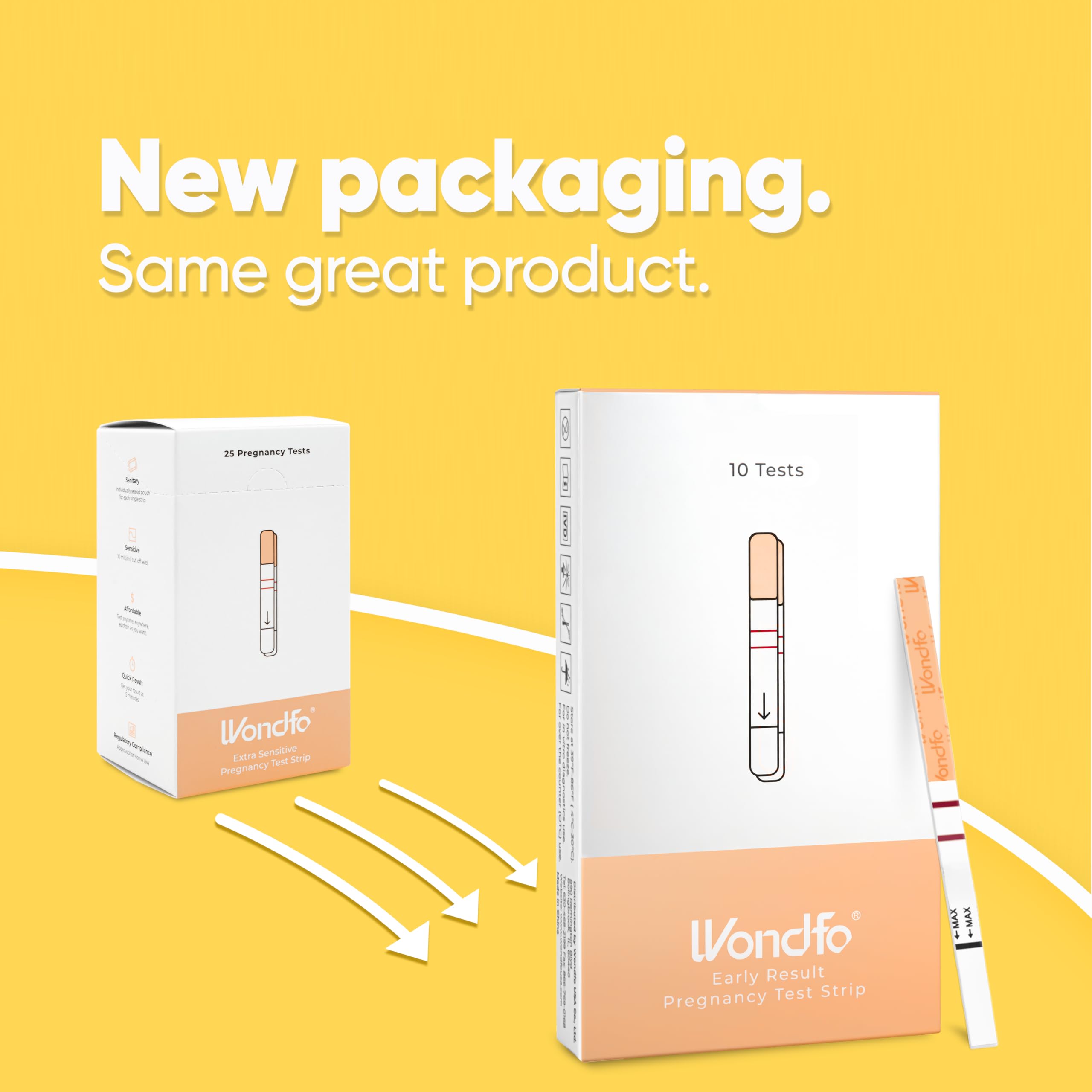 Kit pratique de 10 tests à domicile avec Wondfo.