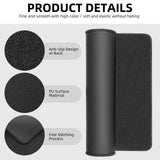 WONMAOUL tapis-grounding-face-vegan-cuir, surface cuir végétal polyvalente.