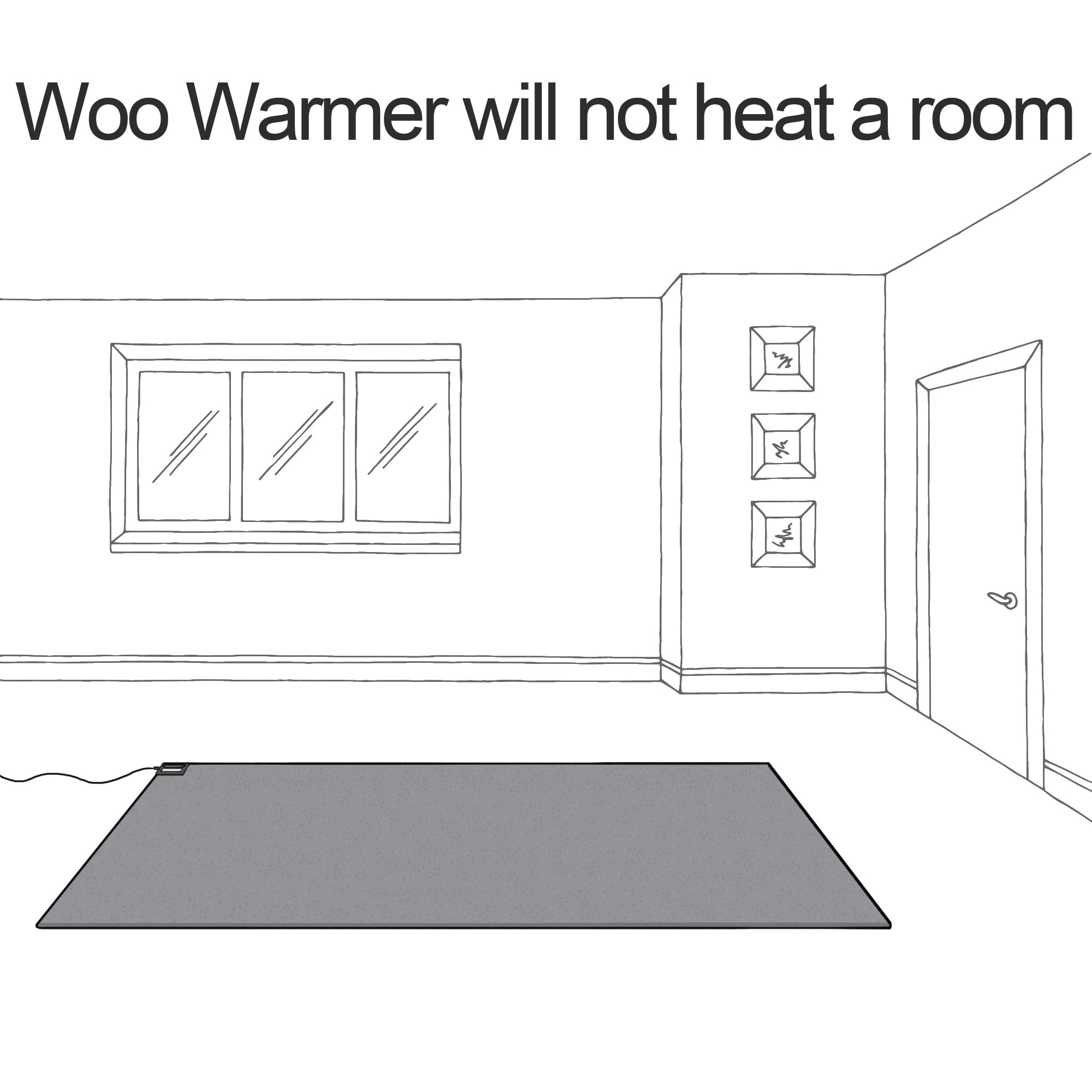 Woo Warmer: minuterie optionnelle de 24 heures pour maîtrise d'usage.