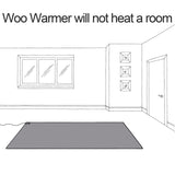 Woo Warmer: minuterie optionnelle de 24 heures pour maîtrise d'usage.