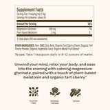 Wooden Spoon Herbs mélatonine végétale en poudre, facilite une routine nocturne calme.