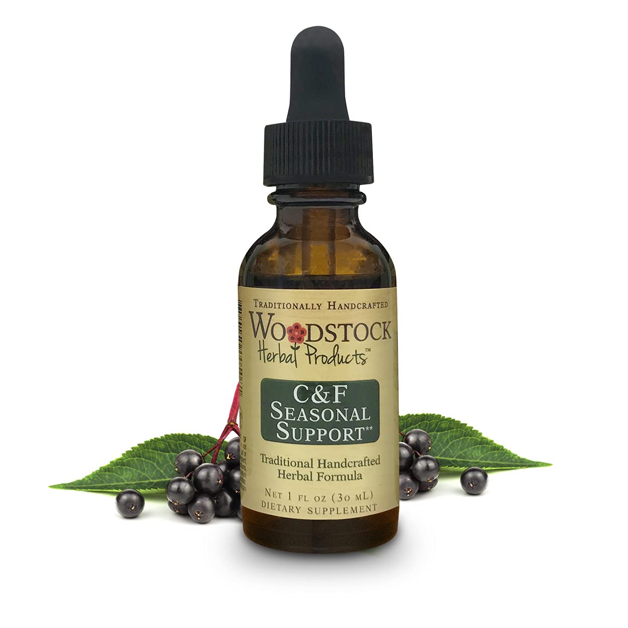 Woodstock Herbal Products – bouteille 1 oz prête à l’emploi pour le soutien saisonnier