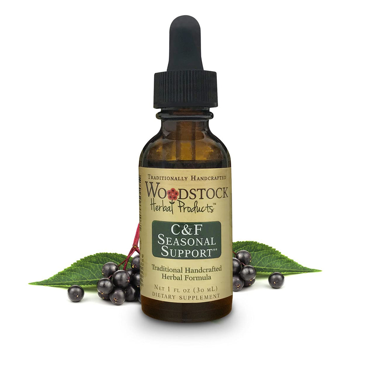 Woodstock Herbal Products – bouteille 1 oz prête à l’emploi pour le soutien saisonnier