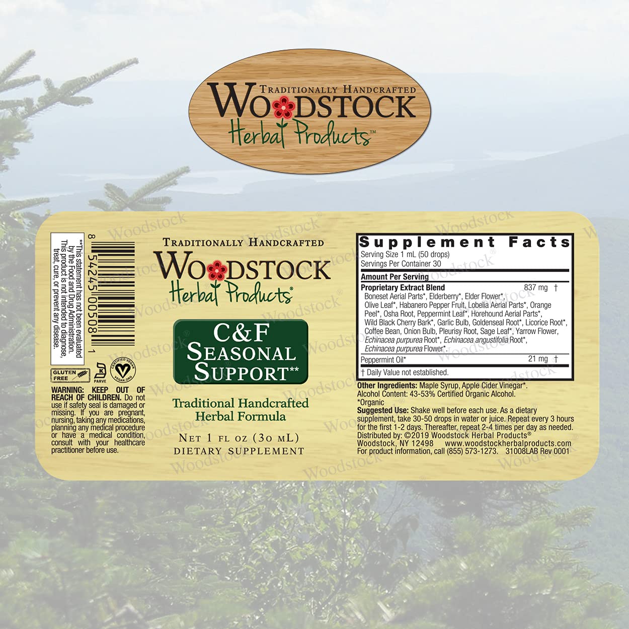 Gouttes Woodstock – dosage pratique et facile à utiliser au quotidien
