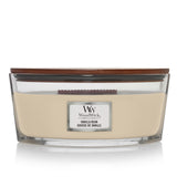WoodWick Elipsa Vanille Gousse 76112E, vue de dessus, crépitement apaisant et parfum durable.