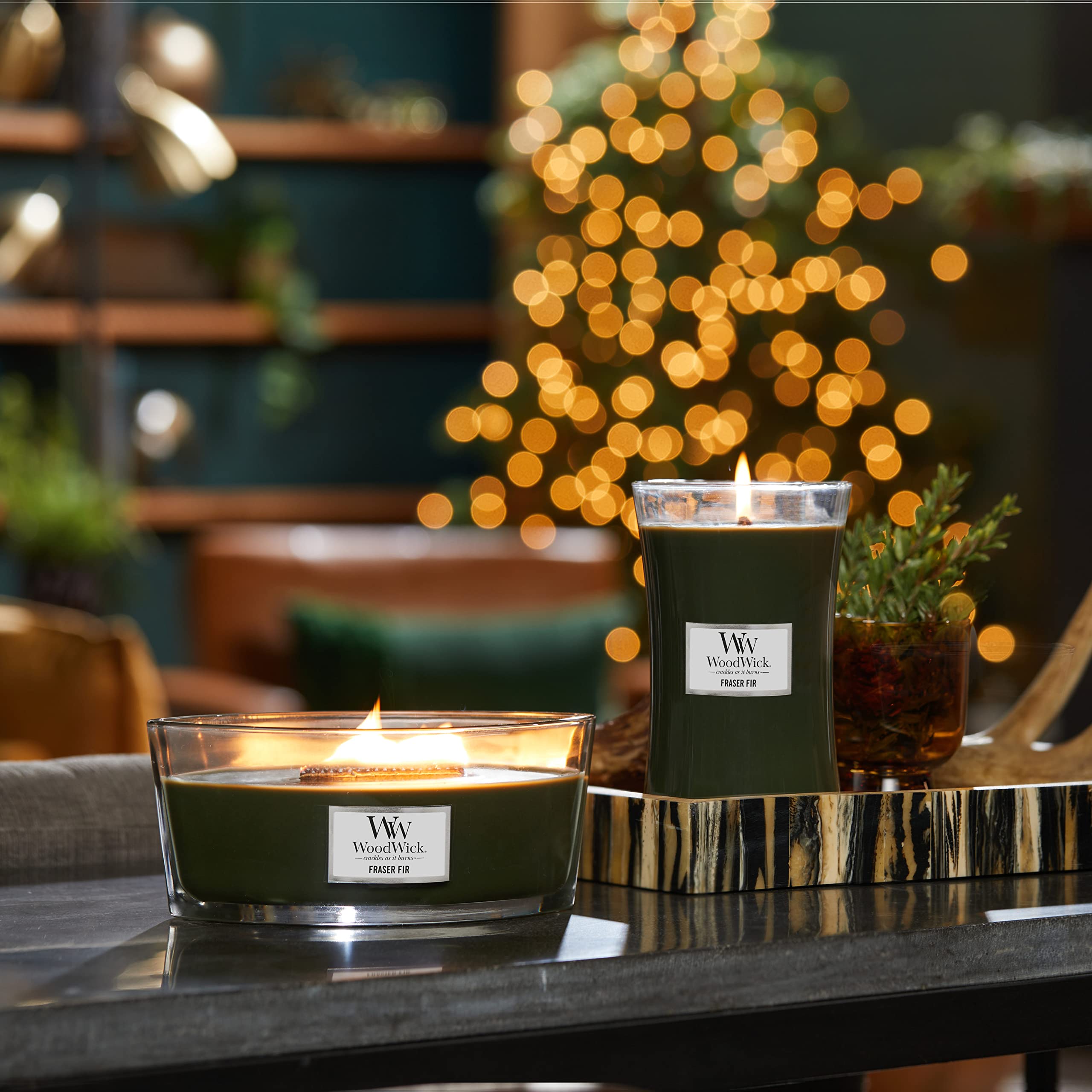 WoodWick Grand Format Bougie – grande présence et longue durée.