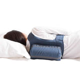 WoodyKnows sac cote-dormir-entraineur-position favorise l'apprentissage du sommeil sur le côté.