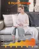 WOOMER coussin chauffant, vue controleur-reglage, pour ajuster la chaleur facilement.