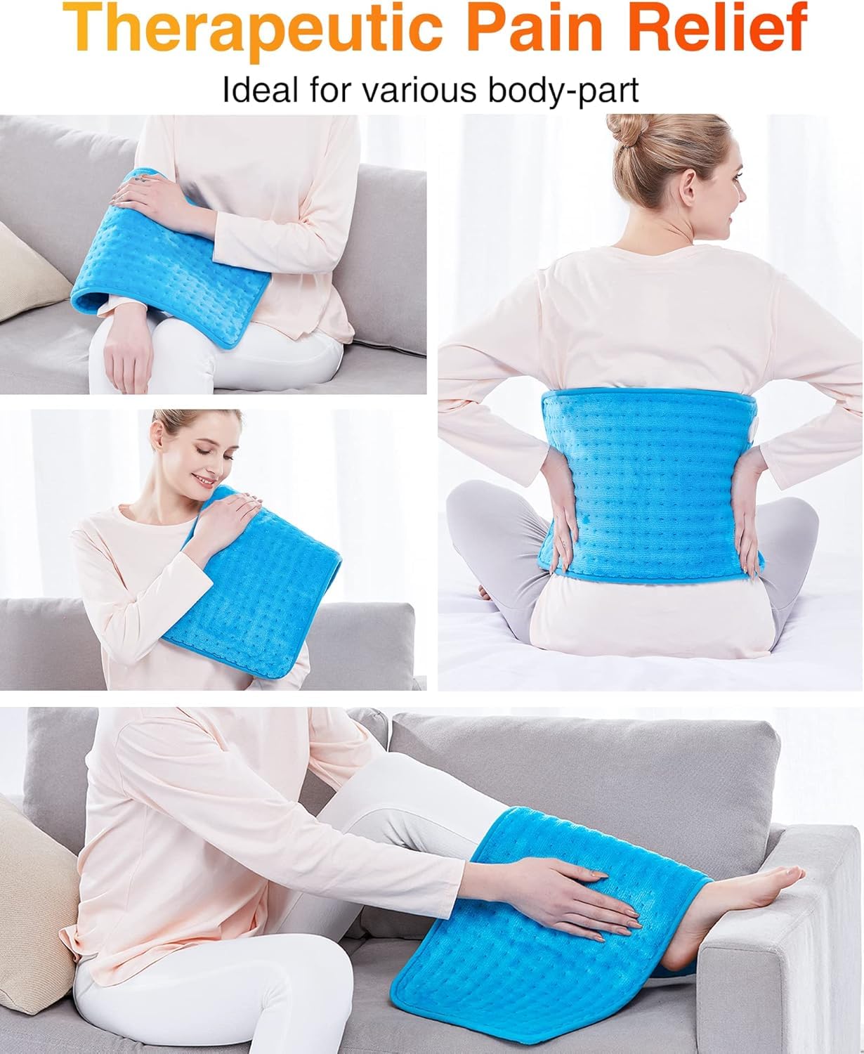 WOOMER coussin XL arrêt automatique de 2 heures pour sécurité et tranquillité.