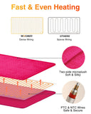 WOOMER dimension 12x24 pouces offre une couverture généreuse