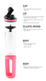 WORKOUT BW BYLWORKOUT — Capacité 750 ml idéale pour protéines et smoothies.