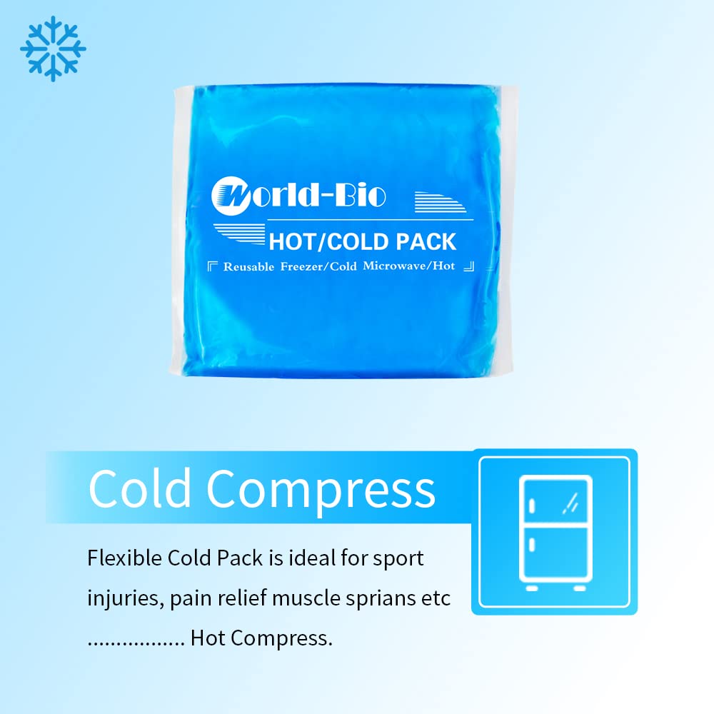 WORLD-BIO gel glace cou flexible pour réconfort après effort
