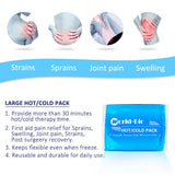 WORLD-BIO gel glace genou flexible idéal pour les blessures mineures