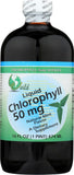 World Organic Chlorophylle Liquide Menthe, bouteille 16 oz prête à être ajoutée à l'eau.