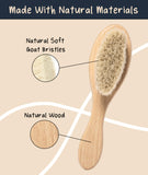 Worthies ensemble brosse et peigne bois offre soin quotidien et souvenir durable.