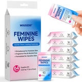 Lingettes WOUSEDO en format compact pour une fraîcheur discrète en déplacement.