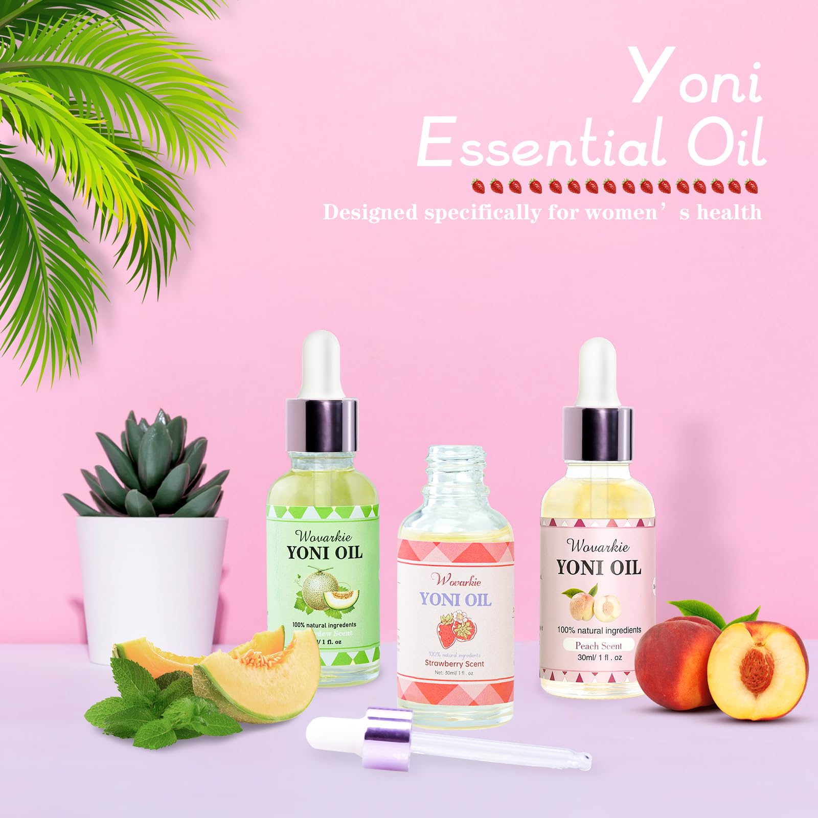 Wovarkie Huile Yoni: équilibre du pH possible pour une sensation de fraîcheur.