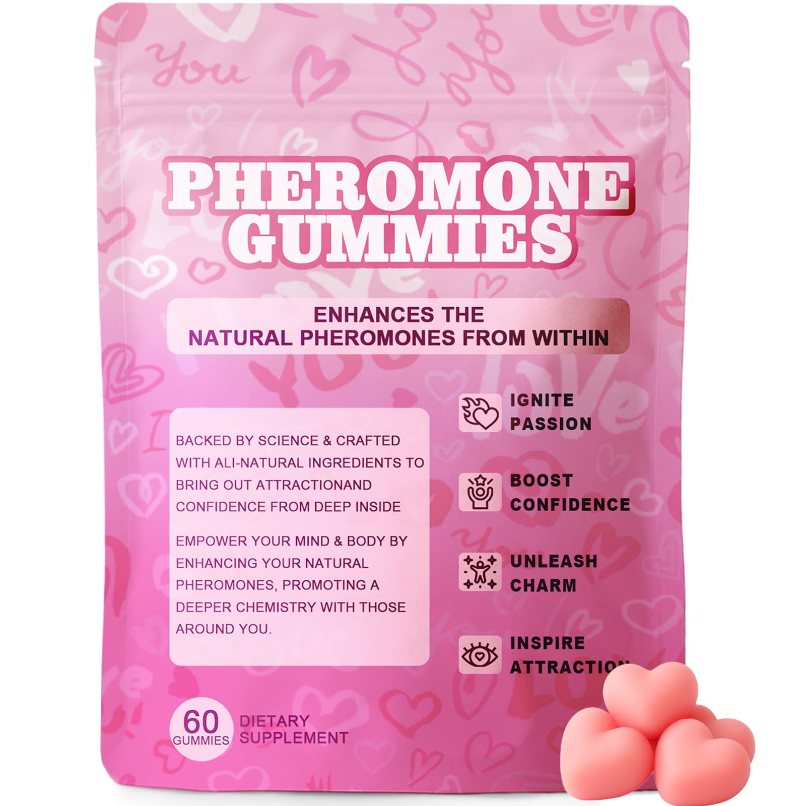 Gommes WOVOEO dans la boîte, soutien à l'équilibre et bien-être intime.