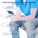 WowDay lingettes hémorroïdales jetables, utilisation avant ou après les selles pour confort rapide.