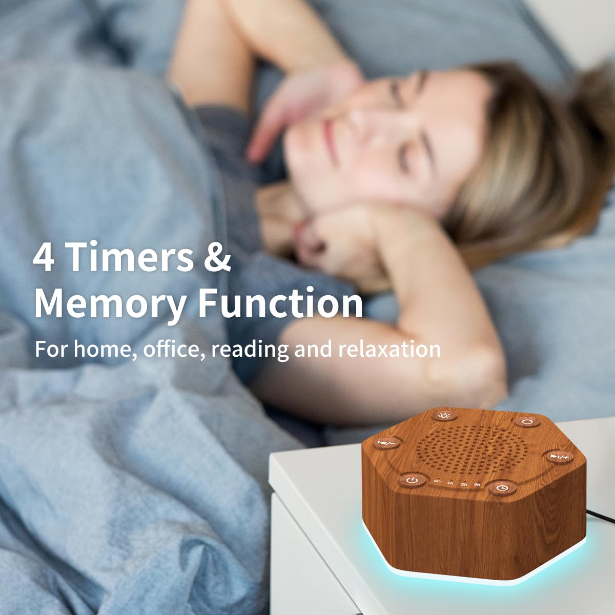 WowSleep-controles-temps-4-options: minuterie flexible pour accompagner rituels du soir.