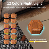 WowSleep-lumiere-nocturne-12-couleurs: lumière douce idéale pour lire ou se détendre.