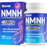 Wriayrui NMNH, bouteille et pastilles sublinguales, soutien potentiel à l'énergie.