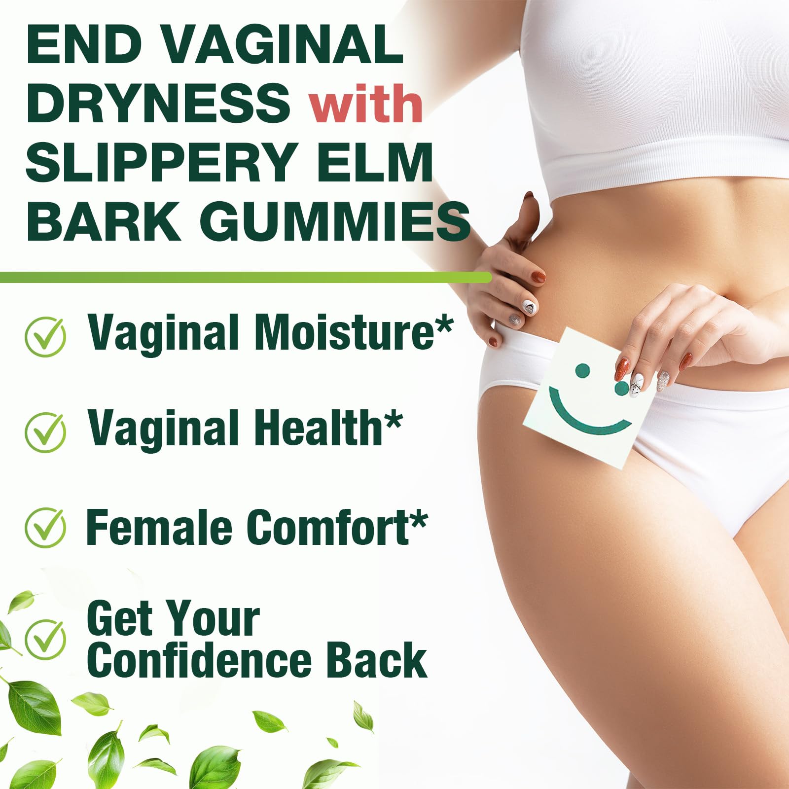 Pot transparent Wriayrui Slippery Elm montrant le contenu