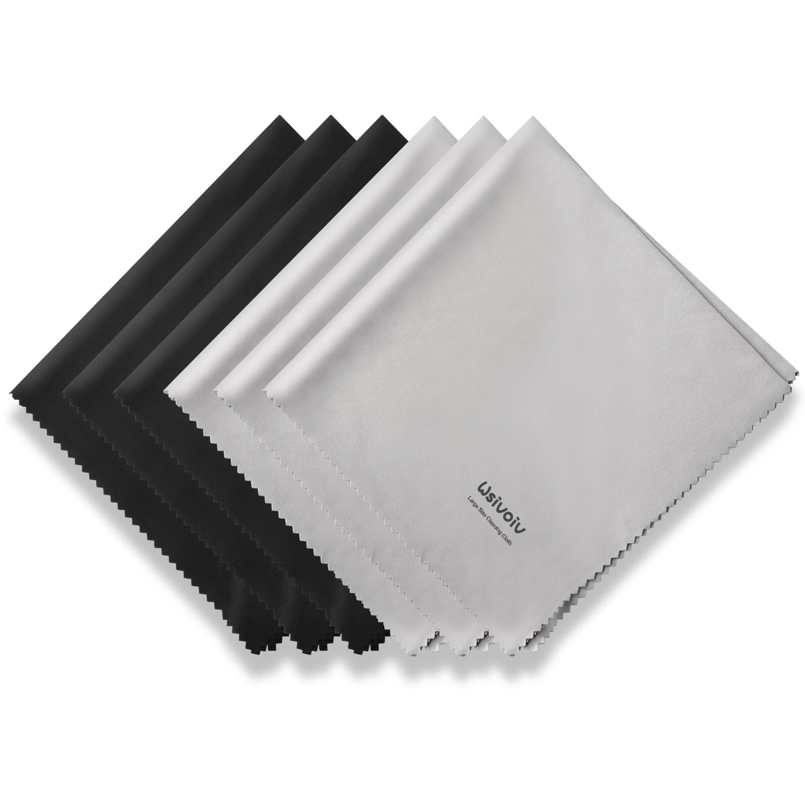 Wsivoiv lunettes grandes en tissu microfibre pour un nettoyage en douceur