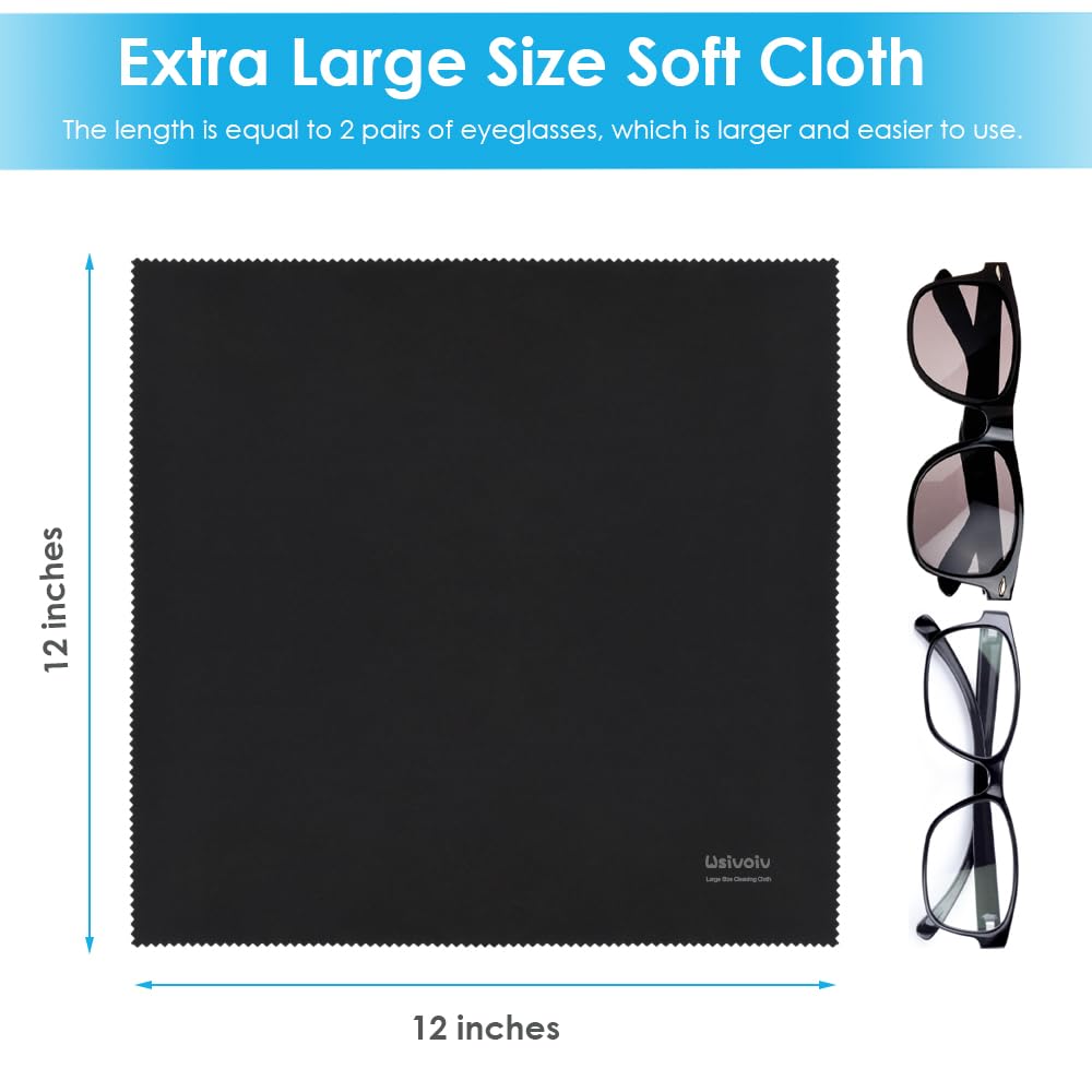 Wsivoiv ecrans et lunettes, microfibre douce et efficace pour eviter les traces