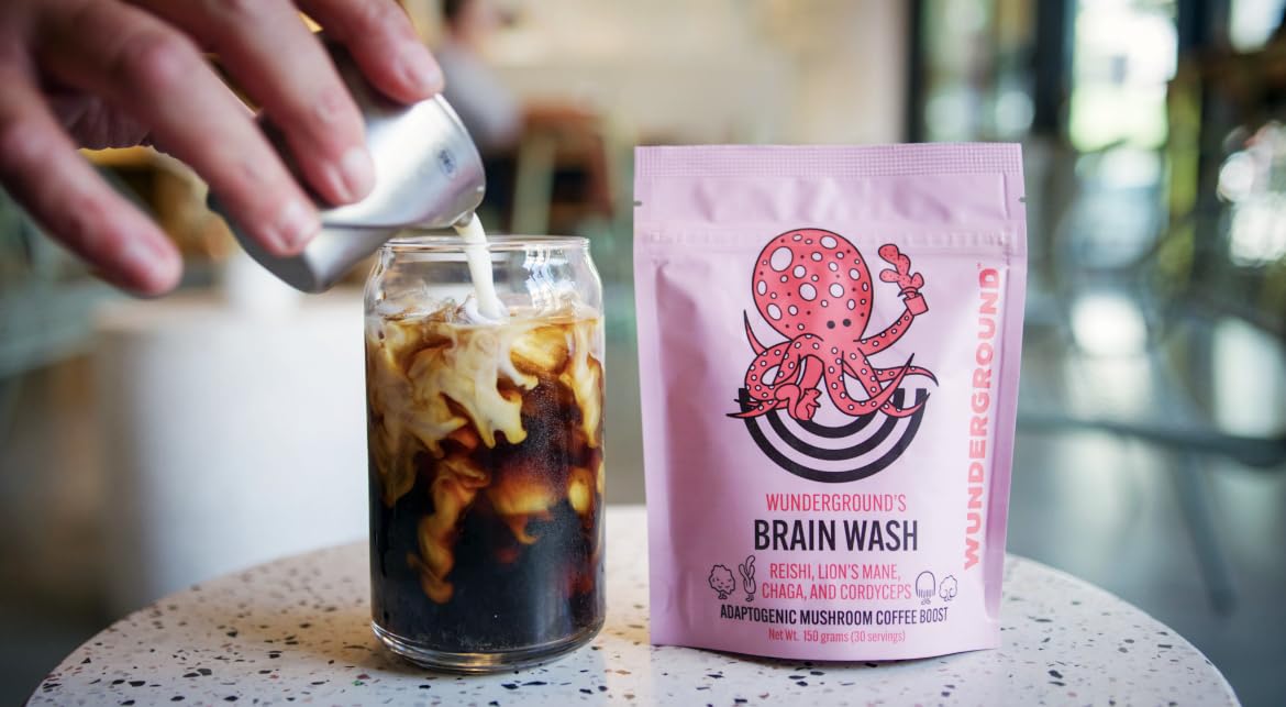 Wunderground Brain Wash poudre rituel quotidien, amélioration humeur et clarté d'esprit.