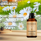 Wuvezrub huile camomille utilisée dans des bougies maison pour une fragrance subtile.
