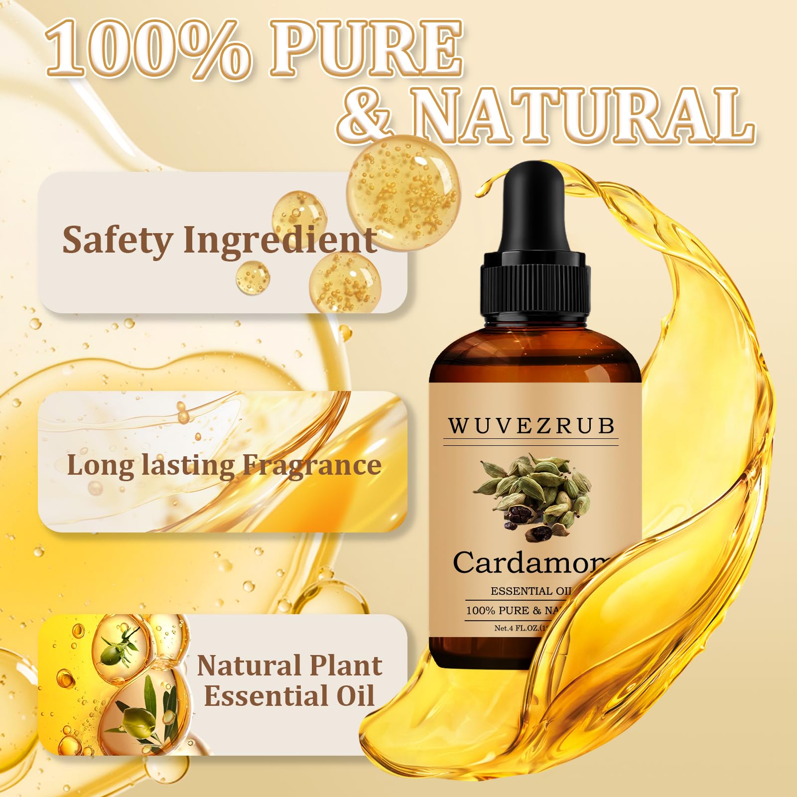 Diffuseur en action avec Wuvezrub cardamome pour une ambiance réconfortante.