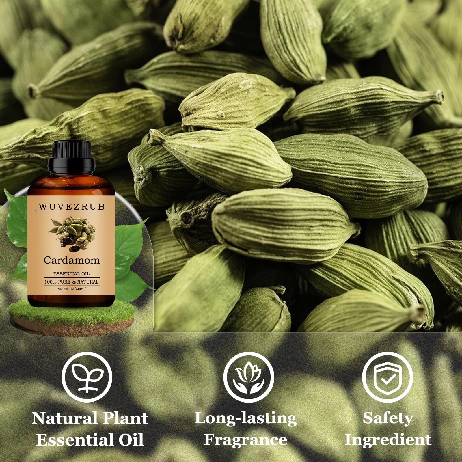 Wuvezrub Cardamome – bougies parfumées créant une ambiance chaleureuse.