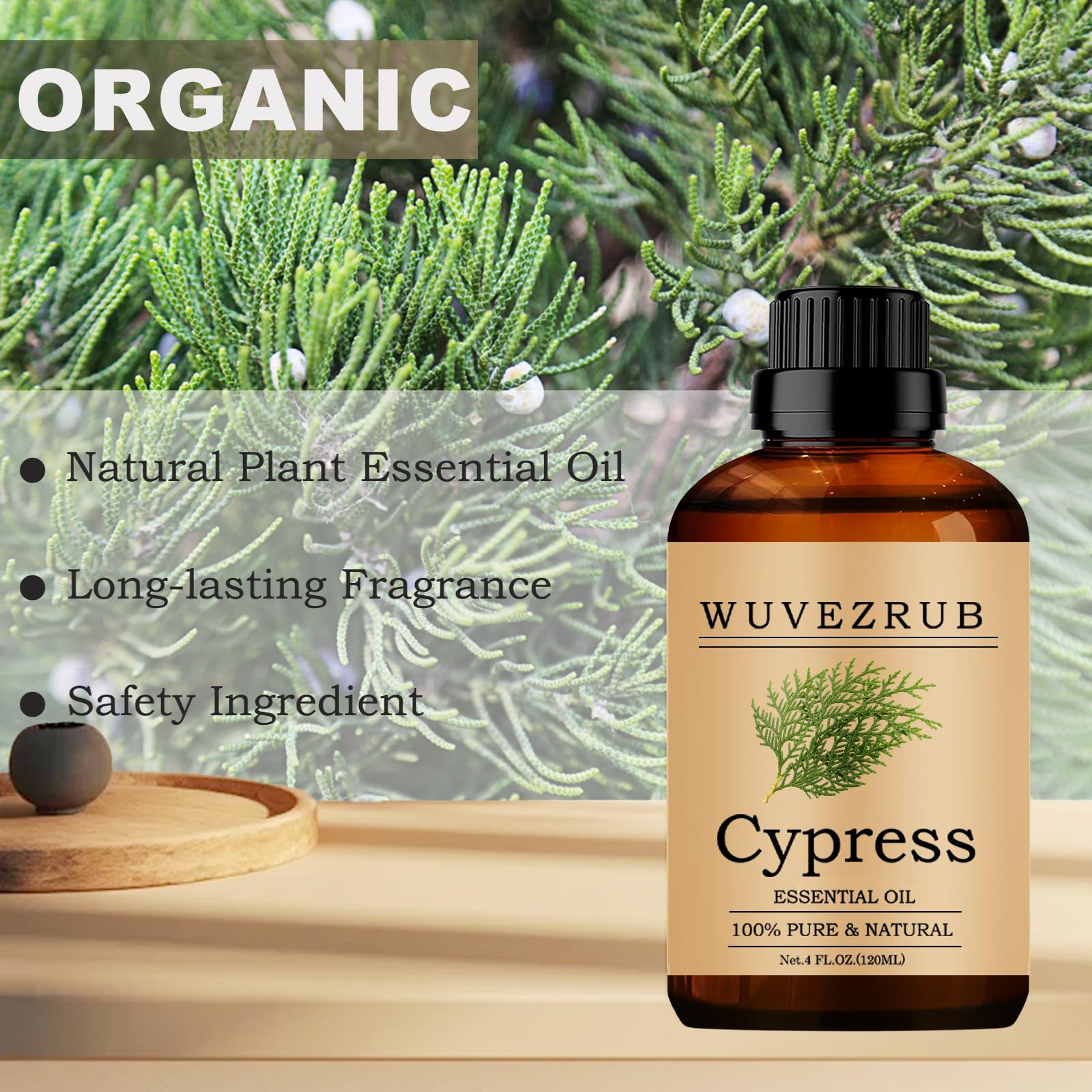 Wuvezrub Cypres – parfum maison pour bougie parfumée