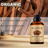 Wuvezrub huile santal idéale pour diffuseur d'aromathérapie.