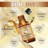 Wuvezrub Gardenia pour diffuseur aromathérapie, parfum floral chaleureux