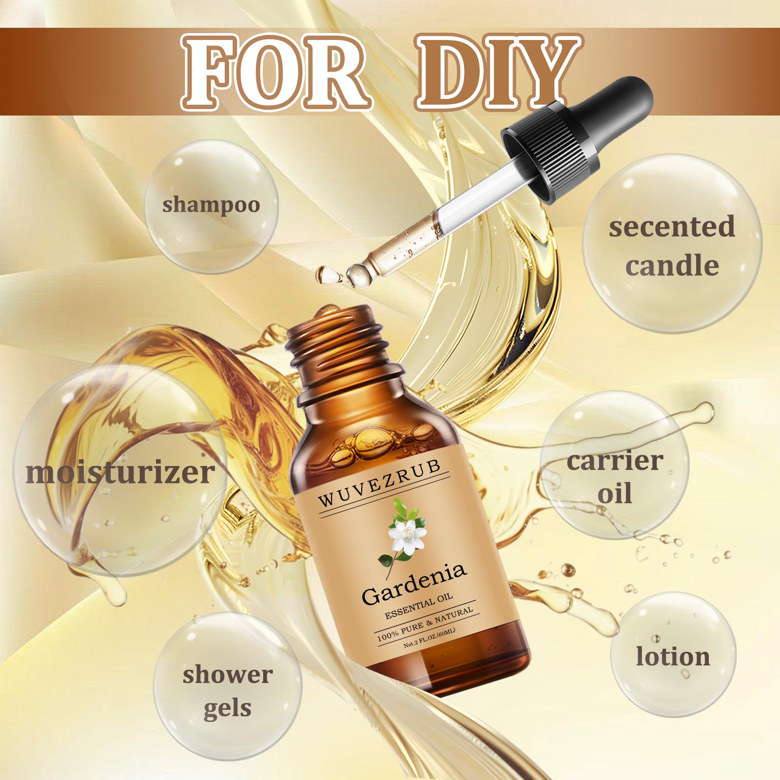 Wuvezrub Gardenia: diffuseur prêt à envelopper votre espace d’un arôme floral.