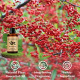 Wuvezrub gaulthérie odorante – bougie parfumée avec parfum durable