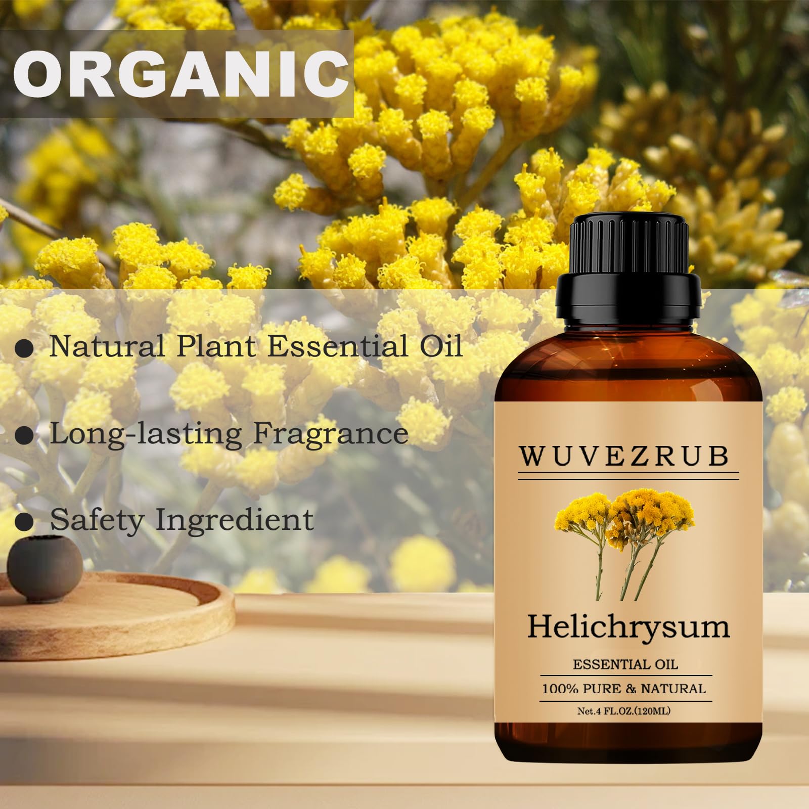 Wuvezrub Hélichryse dans une bougie parfumée DIY.