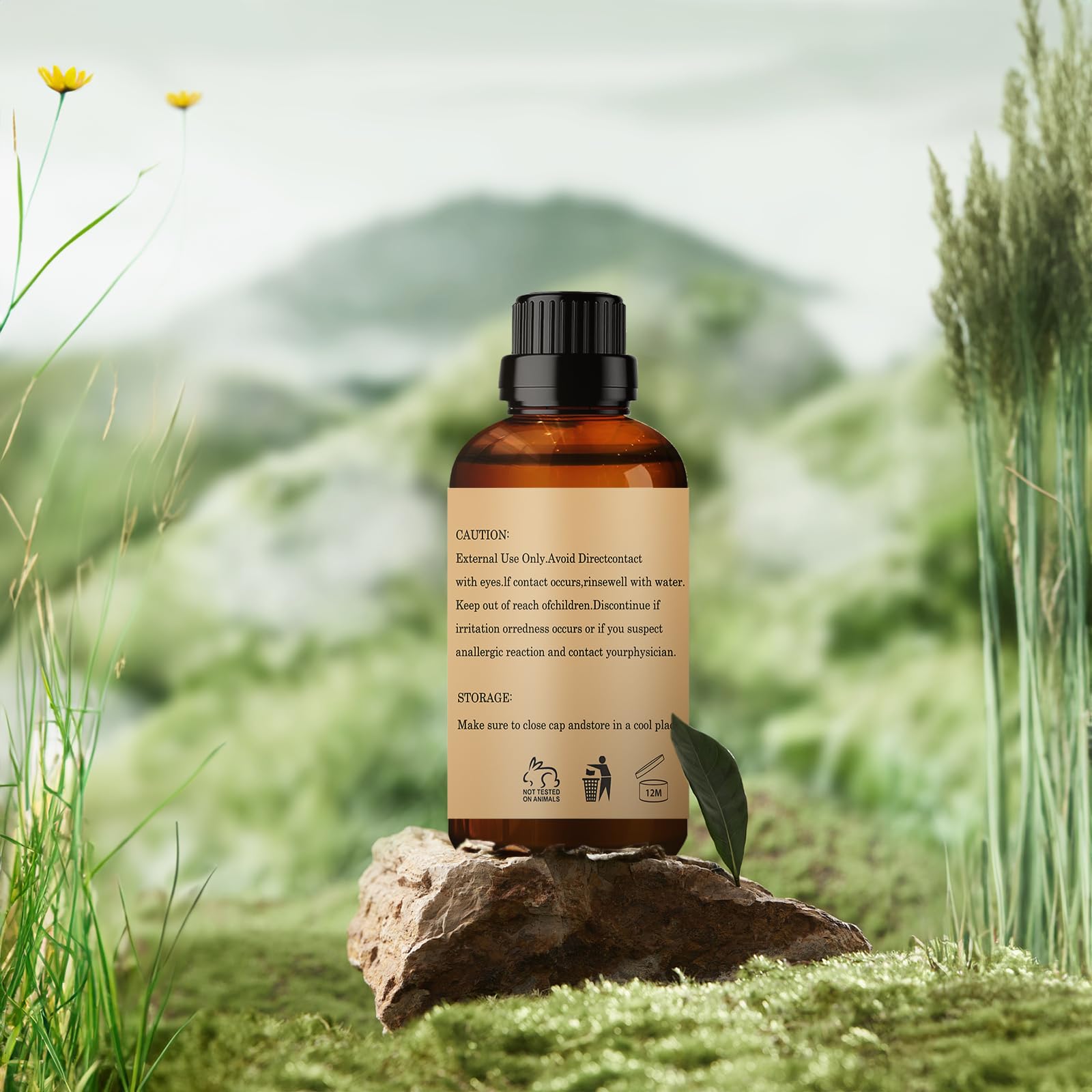 Wuvezrub emballage-huile-ambre: emballage clair et fiable pour un achat en confiance.