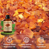 Huile ambre Wuvezrub pour bougies : parfum durable dans vos créations maison.