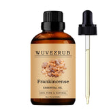 Wuvezrub huile d'encens 60 ml dans sa bouteille, parfum riche prêt pour diffusion.