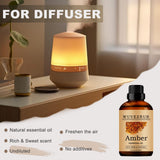 Wuvezrub Amber : étiquette et emballage soignés, cadeau aromatique