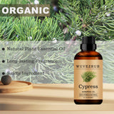 Wuvezrub huile essentielle cyprès — soin visage avec gouttes diluées.