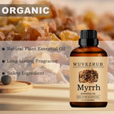 Wuvezrub huile essentielle de myrrhe — soin de peau léger et nourrissant.