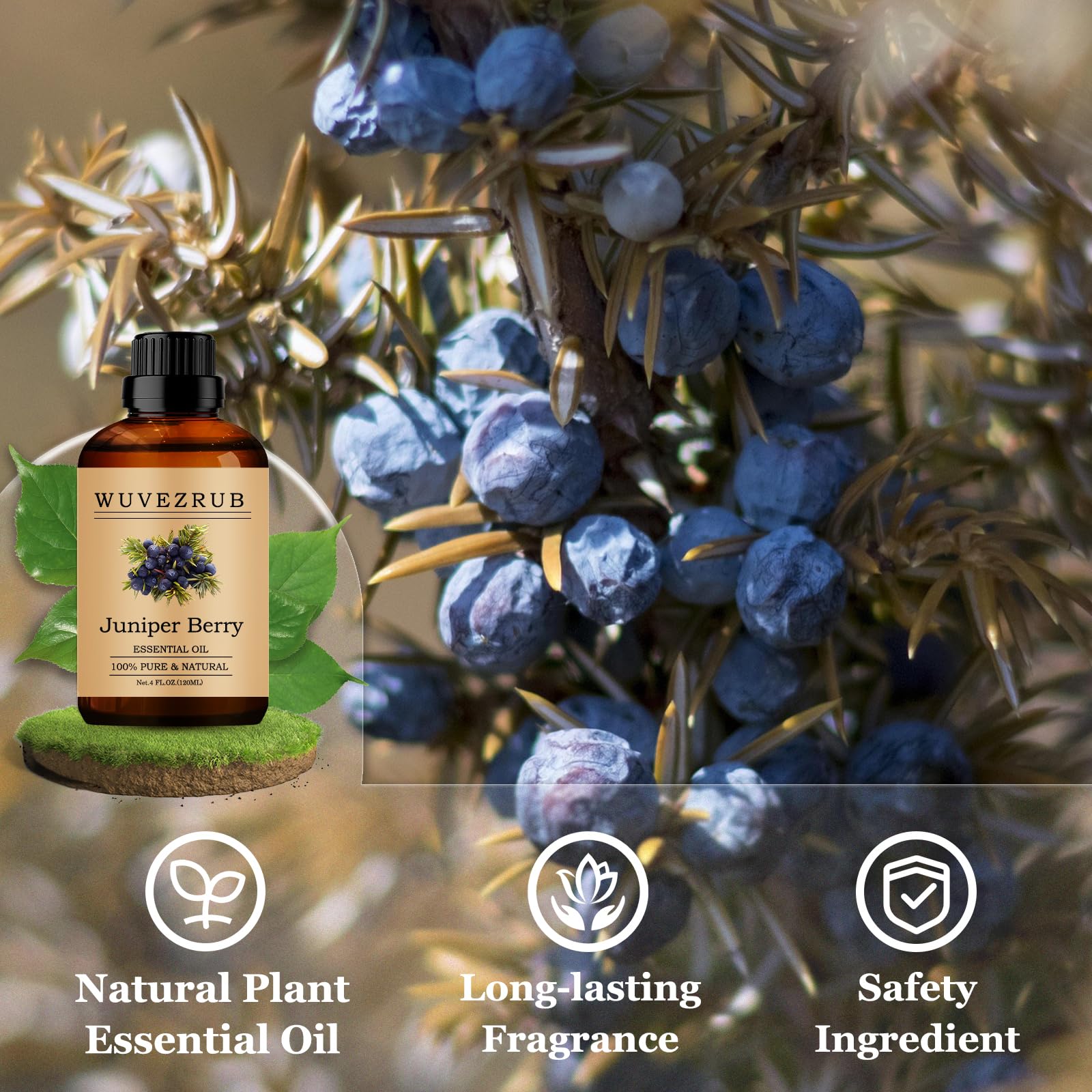 Wuvezrub genièvre – parfums pour bougies et savons, senteur durable et délicate.