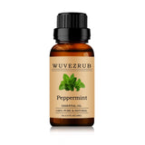 Wuvezrub huile essentielle menthe, bouteille 10 ml, diffusion rafraîchissante.